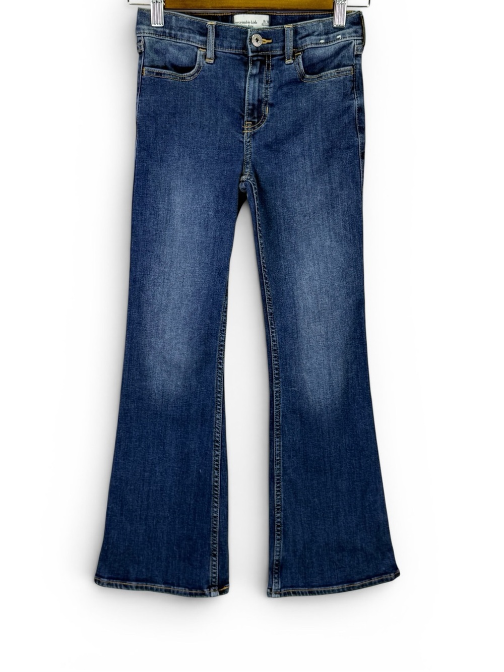 Abercrombie Kids High Rise Flare Girl’s Blue Denim Jeans Size 9/10 Regular